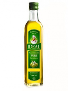 Масло оливковое "IDEAL PURE", рафинированное, 500 мл. 