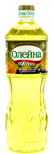 Масло смесь оливковое + подсолнечное, "Олейна", рафинированное, 1 л.