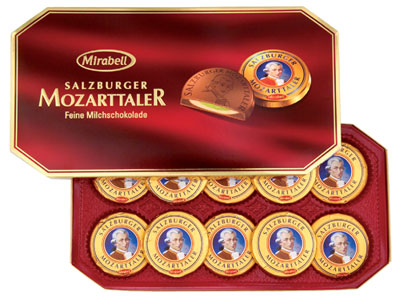 Конфеты Моцарт Медальон набор, 374 г.
