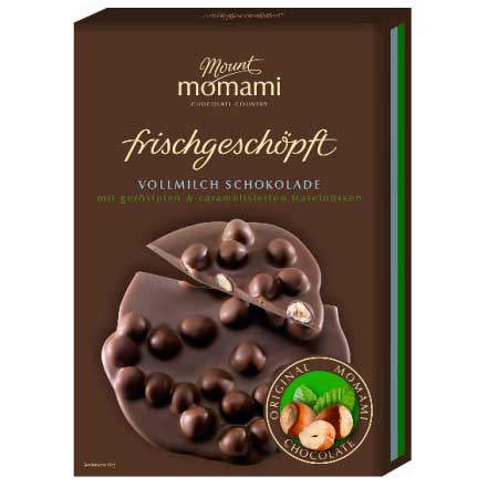 Шоколад Момами молочный Лесной орех 85 гр.