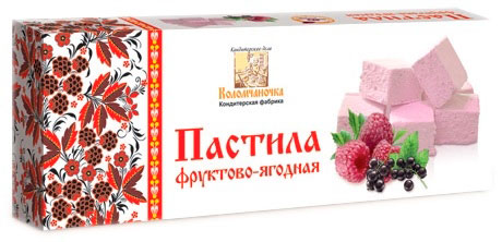 Пастила фруктово-ягодная Коломчанка, 180 г.
