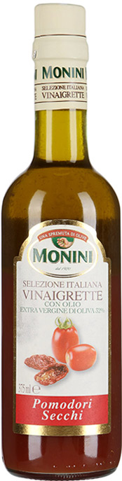 Соус заправка для салатов сушеные томаты Vinaigrette 375 г., Monini