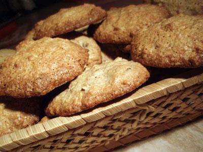 Печенье Постное пшенично-овсяное с орехами