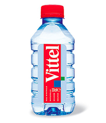 Вода минеральная Vittel (Виттель) без газа (пластик) 0.33 л.