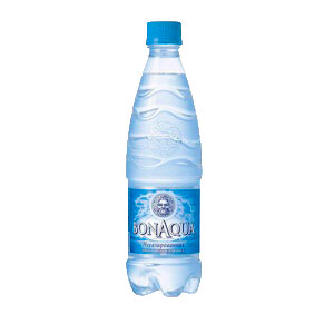 Вода минеральная BonAqua (Бон Аква) без газа (пластик) 0.5 л.