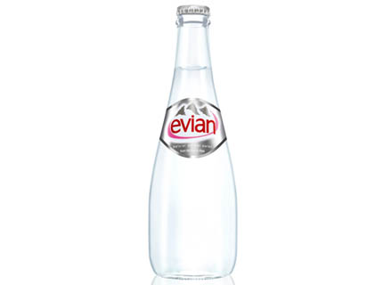 Вода минеральная Evian (Эвиан) без газа в стекле 0.33 л. (упак. 20 шт.)