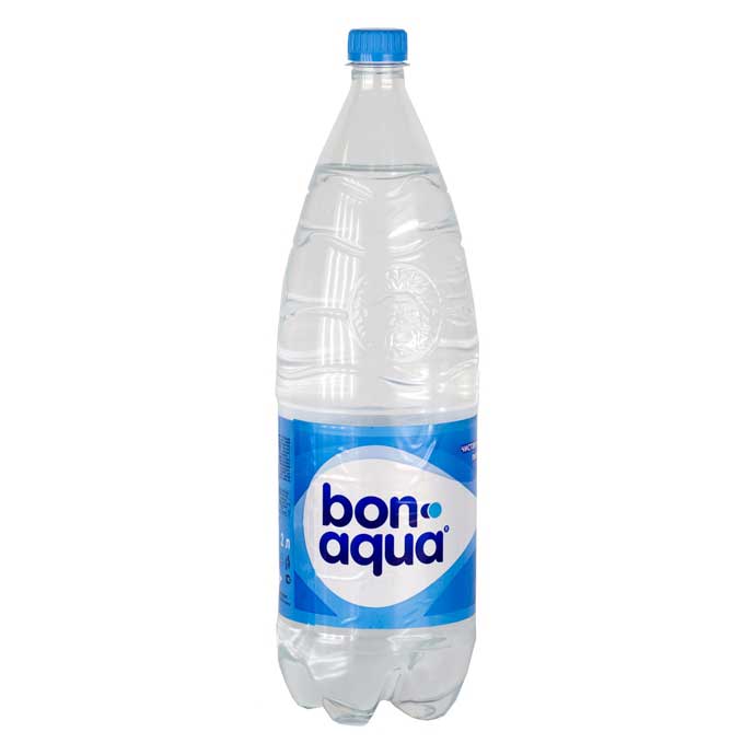 Вода минеральная BonAqua (Бон Аква) без газа (пластик) 2 л.