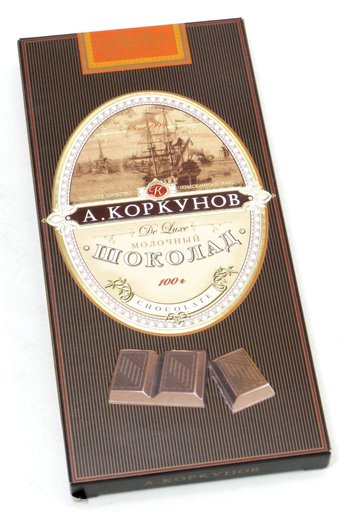 Шоколад 55% какао Коркунов, 90 г.