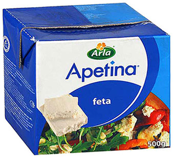 Брынза Apetina с низким содержанием холестерина, 500 г.