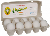 Яйцо Окское белое С0 10 шт.