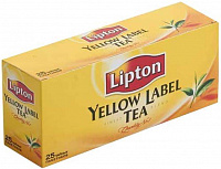 Чай Lipton Yellow Label 25 пакетиков по 2 г.