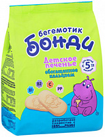Печенье детское Бонди бегемотик с кальцием 180 г., Яшкино