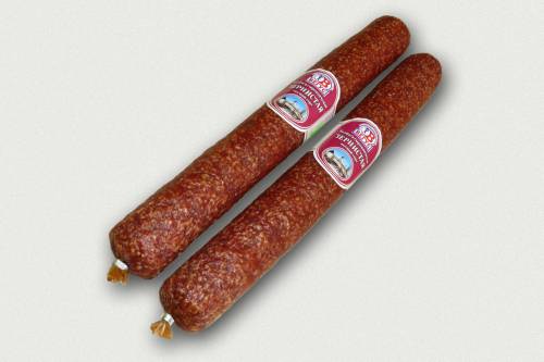 Колбаса сырокопченая Зернистая, в/сорт, Вегус