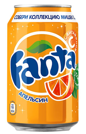 Fanta (Фанта) апельсин (ж/б) 0.33 л.