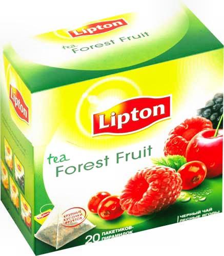 Чай Lipton Forest Fruit лесные ягоды (пирамидки), 20*2 г.