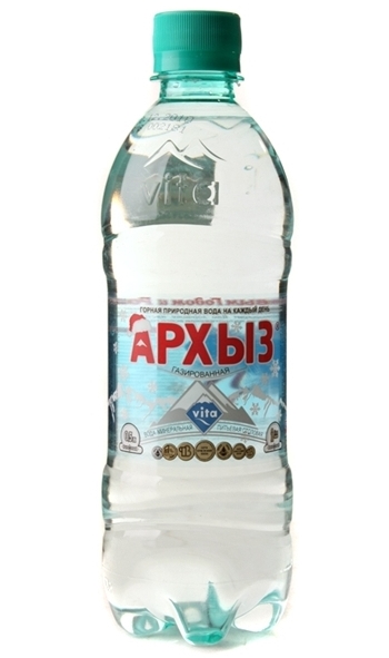 Вода минеральная Архыз без газа (пластик) 0.5 л.