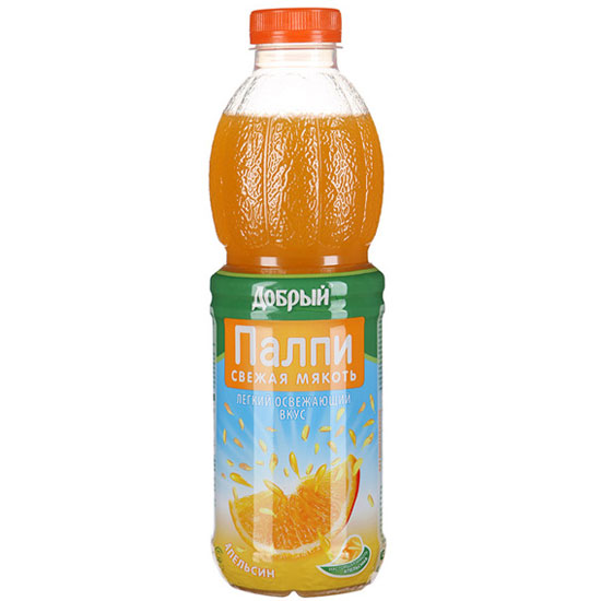 Сок Добрый Палпи апельсин 0,5 л.