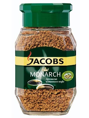 Кофе Jacobs Monarch сублимированный, растворимый (банка)  47,5 гр