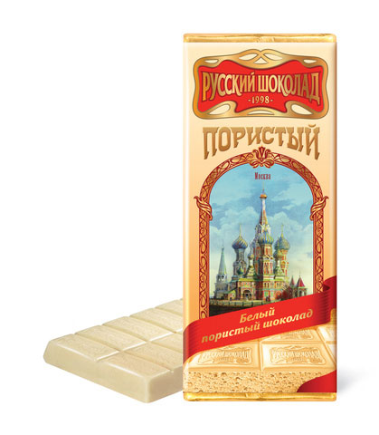 Шоколад белый пористый Русский шоколад, 100 г.