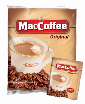 Кофе 3 в 1 MacCoffee растворимый, 50 пак*20 гр