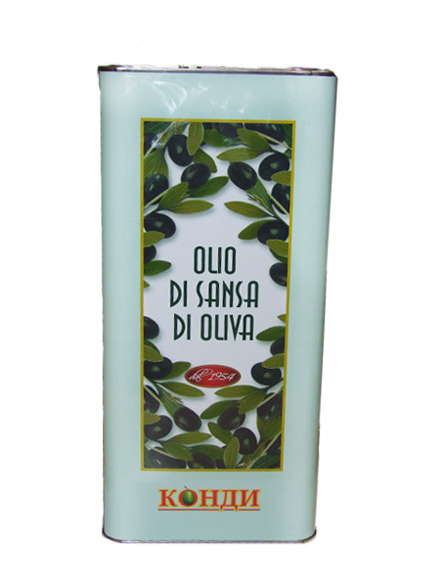 Масло оливковое di sansa di oliva , 5 л.ж/б