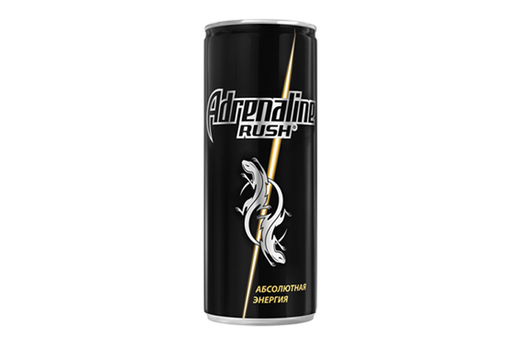 Энергетический напиток Adrenaline Rush (Адреналин раш) (ж/б) 0.25 л.