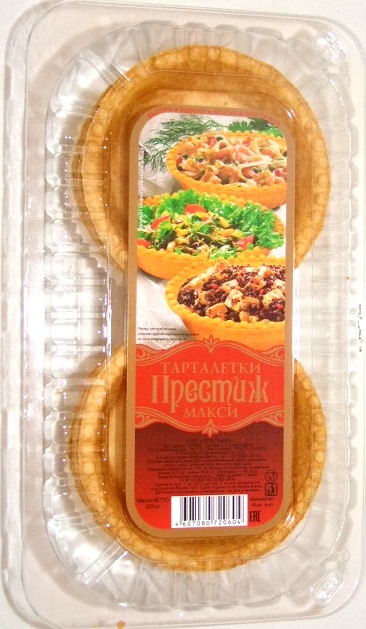 Тарталетки Престиж макси 10 шт. 200 г.