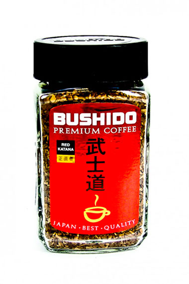 Кофе Bushido Red Katana (банка)  100 гр