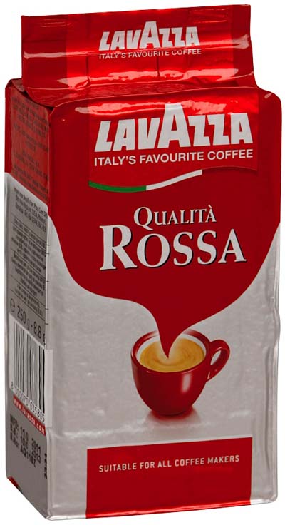 Кофе Lavazza Rossa молотый, 250 г.