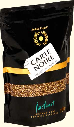 Кофе Carte Noire сублимированный, растворимый (пакет)  150 гр