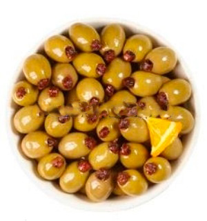 Оливки с вялеными томатами, 100 г.