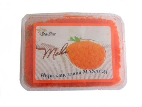 Икра мойвы (масаго) оранжевая 500 г.