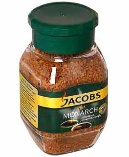 Кофе Jacobs Monarch сублимированный, растворимый (банка)  190 гр