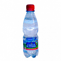 Вода минеральная Святой Источник с газом (пластик) 0.33 л.