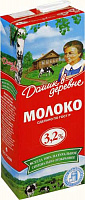 Молоко Домик в деревне стерилизованное 3,2% 1 л.