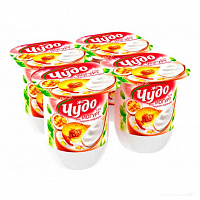 Йогурт Чудо персик-маракуя 2.5%, 4 шт. по 125 г.