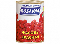 Фасоль красная в собственном соку Rosanna ж/б 400г.