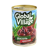 Фасоль красная Global Village 404 г.