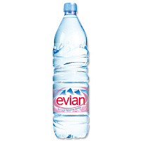 Вода минеральная Evian (Эвиан) без газа (пластик) 1.5 л.