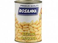 Фасоль белая в собственном соку Rosanna ж/б 400 г.