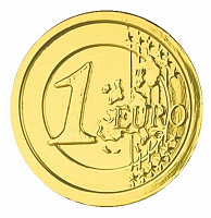 Медаль шоколадная Евро, 6 г.