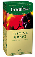 Чай Greenfield Festive Grape с виноградом 25*2 г.