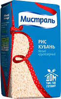 Рис Кубань белый круглозерный Мистраль 900 г.